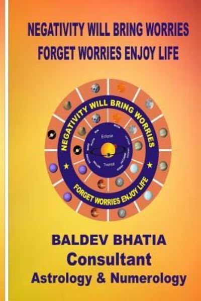 Cover for Baldev Bhatia · Negativity Will Bring Worries (Paperback Book) (2016)