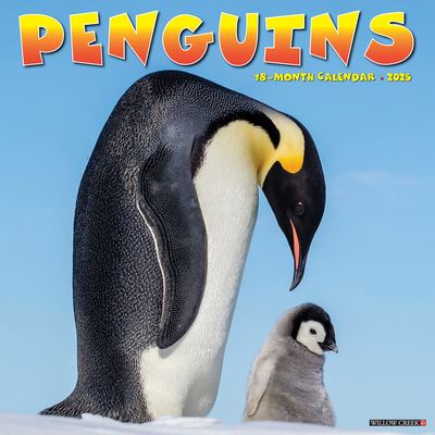 Cover for Willow Creek Press · Penguins 2025 12 X 12 Wall Calendar (Calendar) (2024)