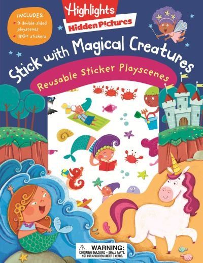 Cover for Highlights · Stick with Magical Creatures Reusable Sticker Playscenes (Bog) (2023)
