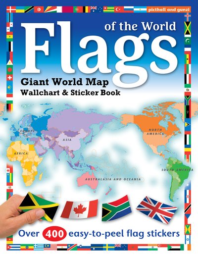 Cover for Chez Picthall · Flags of the World: World Map Wallchart Poster and Sticker Book - Need to Know Sticker Books (Paperback Book) (2020)