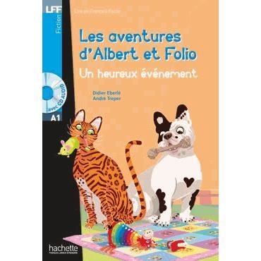 Cover for Didier Eberle · Albert et Folio : Un heureux evenement + online audio - LFF A1 (Paperback Book) (2014)