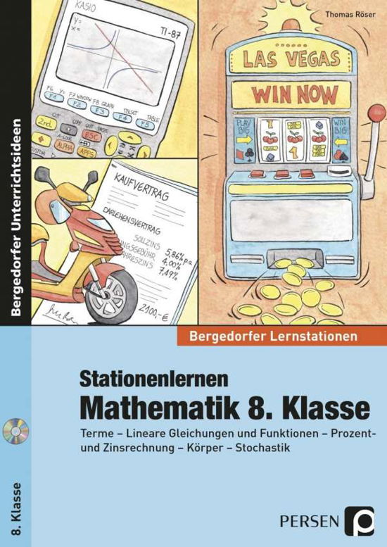 Cover for Röser · Stationenlernen Mathematik 8.Kl. (Bok)