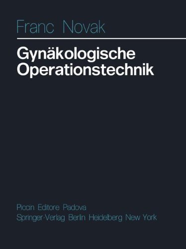 Cover for F Novak · Gynakologische Operationstechnik (Paperback Bog) [Softcover Reprint of the Original 1st 1977 edition] (2011)