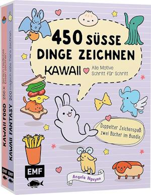 Cover for Angela Nguyen · 450 süße Dinge zeichnen: Kawaii - Alle Motive Schritt für Schritt (Paperback Book) (2022)