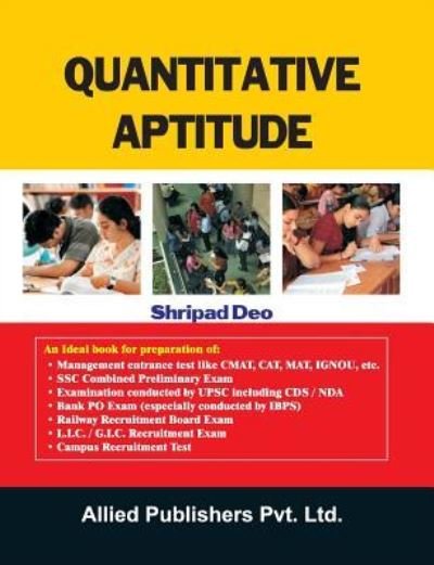 Cover for Shripad Deo · Quantitative Aptitude (Paperback Book) (2016)
