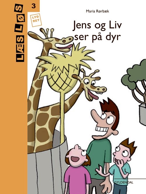 Cover for Maria Rørbæk · Læs løs 3: Jens og Liv ser på dyr (Inbunden Bok) [1:a utgåva] (2017)