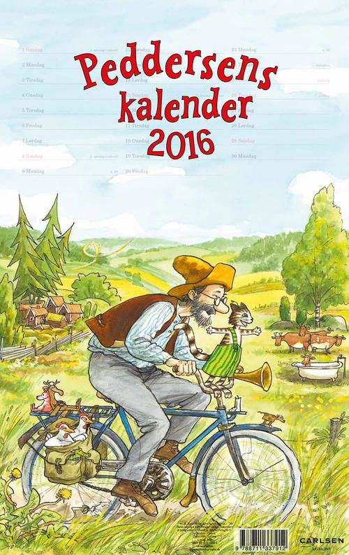 Cover for Sven Nordqvist · Peddersen kalender 2016 (Spiral Book) [1er édition] (2015)