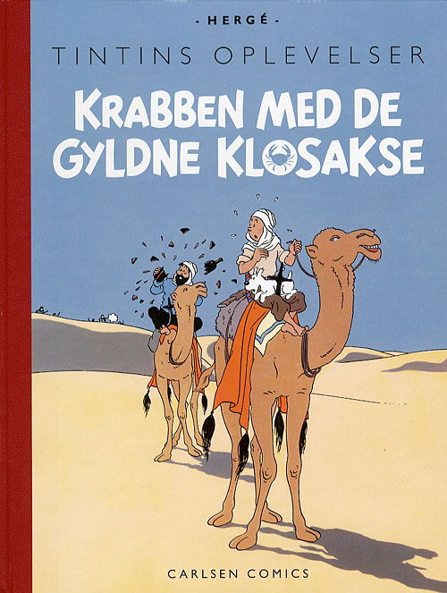 Cover for Hergé · Tintins Oplevelser: Tintin: Krabben med de gyldne klosakse - retroudgave (Bound Book) [2e édition] [Indbundet] (2006)