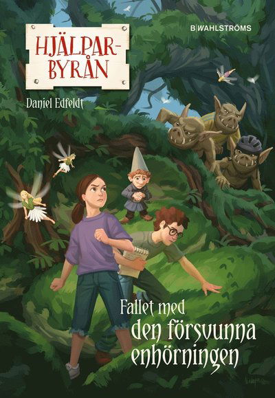 Cover for Daniel Edfeldt · Hjälparbyrån. Fallet med den försvunna enhörningen (ePUB) (2015)