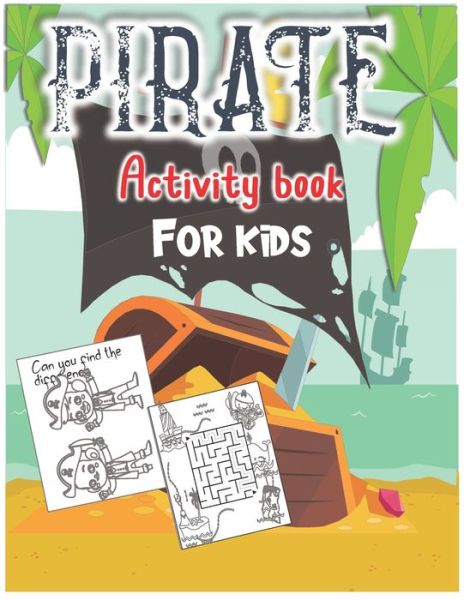 Cover for Yolla Farh · Pirate Activity Book For Kids (Paperback Book) (2020)