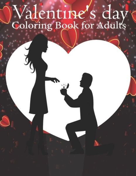 Cover for Mh Book Press · Valentine's day Coloring Book For Adults (Pocketbok) (2021)