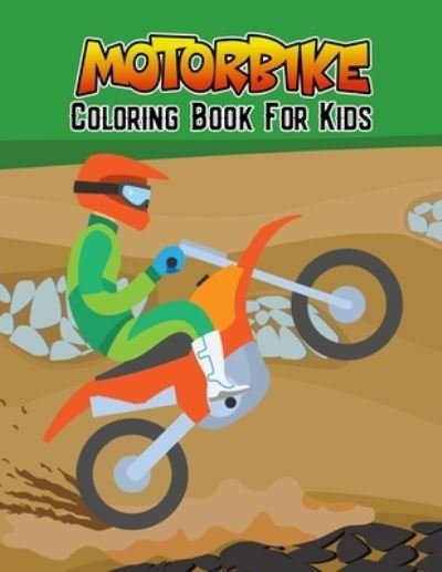 Cover for Pixelart Studio · Motorbike Coloring Book for Kids (Paperback Bog) (2021)
