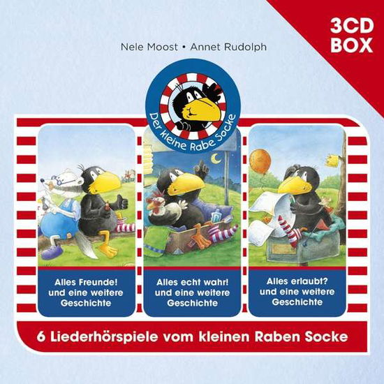 Der Kleine Rabe Socke-3-cd Hörspielbox Vol.1 - Der Kleine Rabe Socke - Musik - KARUSSELL - 0602557030785 - 2. september 2016