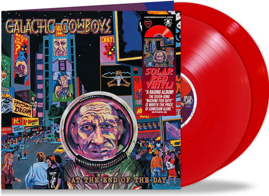 Cover for Galactic Cowboys · At the End of the Day - Solar Red (LP) (2025)