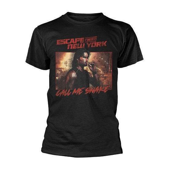 Cover for Escape from New York · Call Me Snake (Black) (T-shirt) [size XXL] [Black edition] (2020)