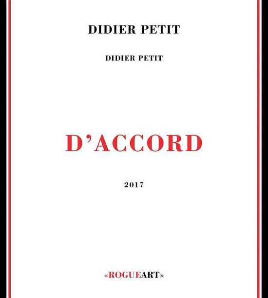 Cover for Didier Petit · D'accord (CD) (2018)