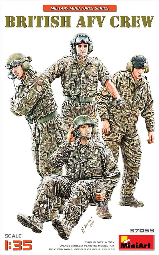 Cover for MiniArt · British Afv Crew 1:35 (1/20) * (Toys)