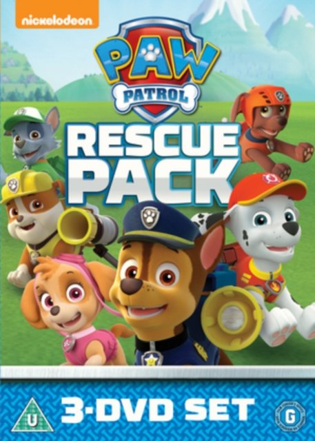Cover for Paw Patrol: 1-3 Rescue Pack · Paw Patrol - Rescue Pack (DVD) (2016)