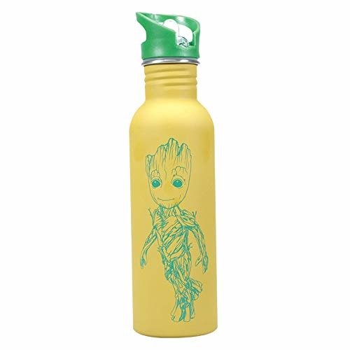 MARVEL - Water Bottle Metal - Groot - Marvel - Produtos - MARVEL - 5055453463785 - 7 de fevereiro de 2019