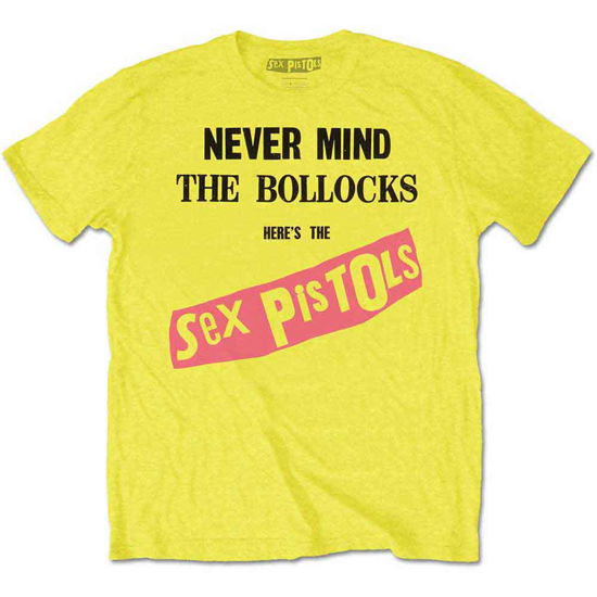 The Sex Pistols Unisex T-Shirt: NMTB Original Album - Sex Pistols - The - Merchandise - MERCHANDISE - 5056170631785 - December 19, 2019