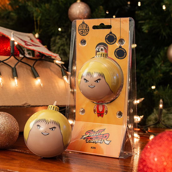 Cover for Street Fighter · Street Fighter Ken Christmas Bauble (MERCH)