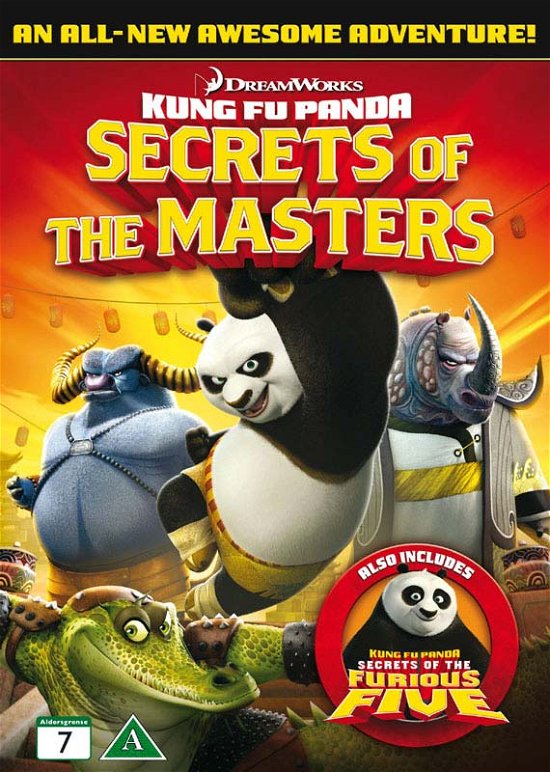 Secrets of the Masters + Secrets of the Furious Five - Kung Fu Panda - Film -  - 7332505003785 - 3. april 2012
