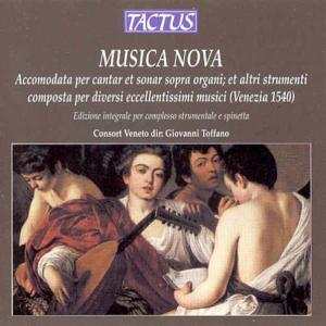 Cover for Consort Veneto · Musica Nova 1540 (CD) (2010)