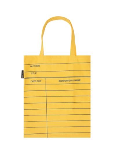 Cover for Out of Print · Library Card (Light Yellow) Tote Bag (N/A) (2018)