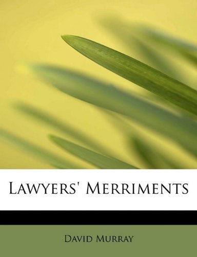 Cover for David Murray · Lawyers' Merriments (Paperback Book) (2011)