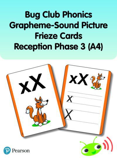 Cover for Rhona Johnston · Bug Club Phonics Grapheme-Sound Picture Frieze Cards Reception Phase 3 (A4) - Phonics Bug (Flashkort) (2022)