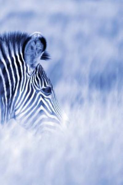 Cover for Eva-Lotta Jansson · Alive! zebra stripes - Blue duotone - Photo Art Notebooks (6 x 9 series) (Paperback Book) (2015)