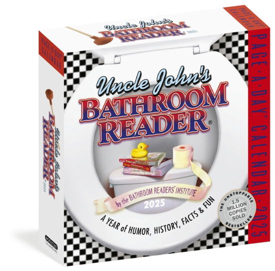 Uncle John's Bathroom Reader Page-A-Day® Calendar 2025: A Year of Humour, History, Facts, and Fun - The Bathroom Readers' Institute - Gadżety - Workman Publishing - 9781523524785 - 19 września 2024