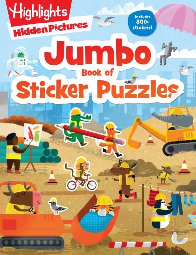 Cover for Highlights · Jumbo Book of Sticker Puzzles - Highlights Jumbo Books &amp; Pads (Paperback Bog) (2022)