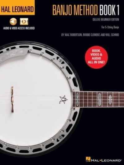 Cover for Will Schmid · Hal Leonard Banjo Method Book 1 Deluxe Edition (Book) (2022)