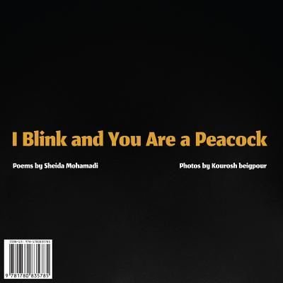 Cover for Sheida Mohamadi · I Blink and You Are a Peacock (Paperback Book) (2016)