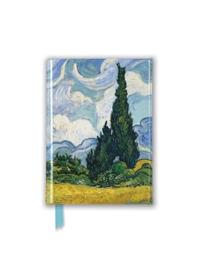 Cover for Vincent Van Gogh: Wheat Field with Cypresses (Foiled Pocket Journal) - Flame Tree Pocket Notebooks (Schreibwaren) [New edition] (2019)