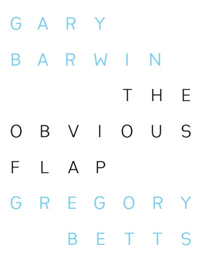 Cover for Gary Barwin · The Obvious Flap (Paperback Book) (2011)