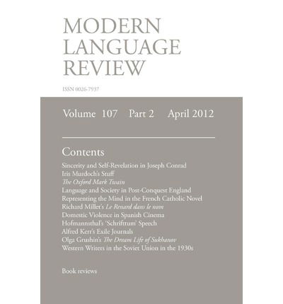 Cover for Brian Richardson · Mlr April 2012 (Paperback Book) (2012)