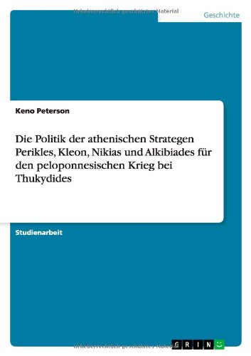 Die Politik der athenischen St - Peterson - Books - GRIN Verlag - 9783656138785 - August 8, 2013