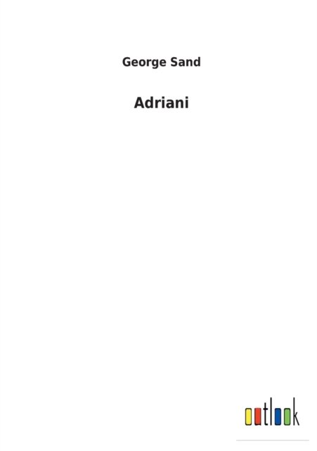 Cover for George Sand · Adriani (Pocketbok) (2022)