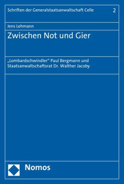 Cover for Lehmann · Zwischen Not und Gier (Book) (2018)