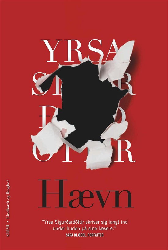Cover for Yrsa Sigurdardottir · Huldar og Freyja: Hævn (Sewn Spine Book) [1e uitgave] (2017)