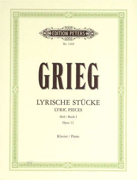 Cover for Grieg · Lyric Pieces for Piano, Book 1 Op. 12 (Partitur) (2001)