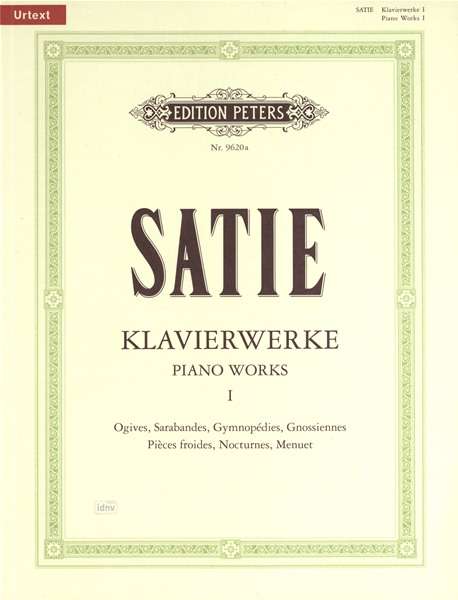 Piano Works Vol.1 - E. Satie - Bøker - Edition Peters - 9790014077785 - 12. april 2001