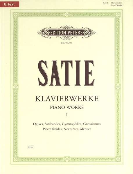 Cover for E. Satie · Piano Works Vol.1 (Partitur) (2001)