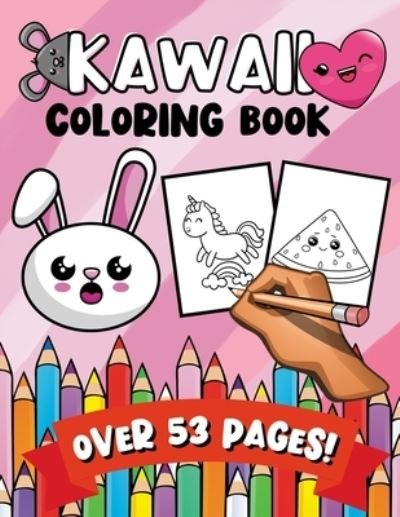 Cover for Crayons Planet · Kawaii Coloring Book (Paperback Book) (2020)