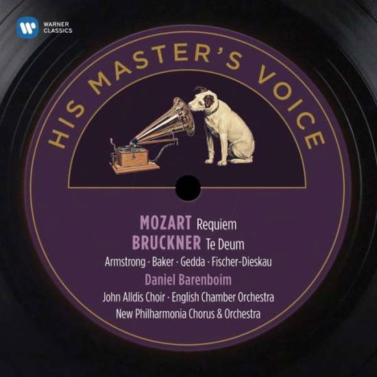 Mozart: Requiem; Bruckner: Te - Daniel Barenboim - Musik - HMV - 0825646220786 - 1. Mai 2016