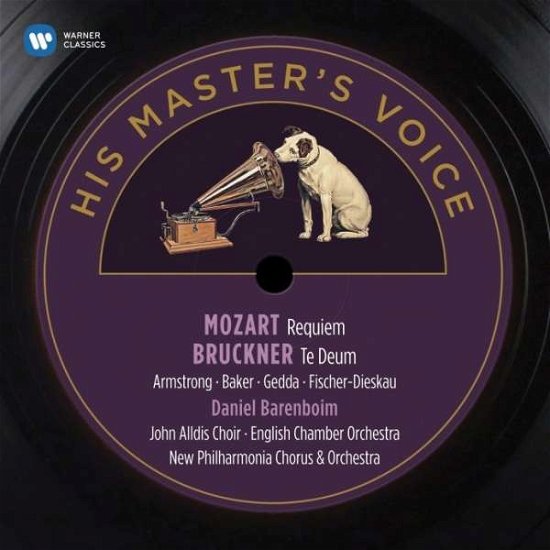 Cover for Daniel Barenboim · Mozart: Requiem; Bruckner: Te (CD) (2016)