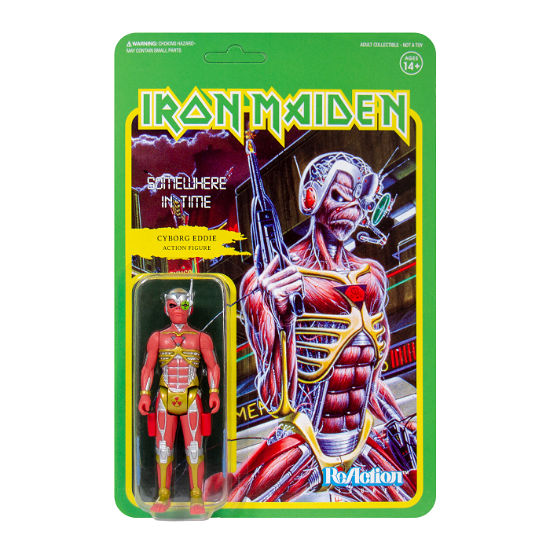 Iron Maiden Reaction Figure - Somewhere In Time Cyborg Eddie - Iron Maiden - Produtos - SUPER 7 - 0840049800786 - 16 de março de 2020