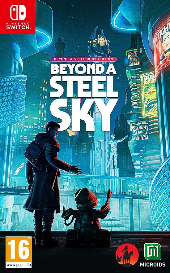 Beyond a Steel Sky - Beyond a Steelbook Edition - Switch - Spel - MAXIMUM GAMES LTD - 3760156487786 - 2 december 2021